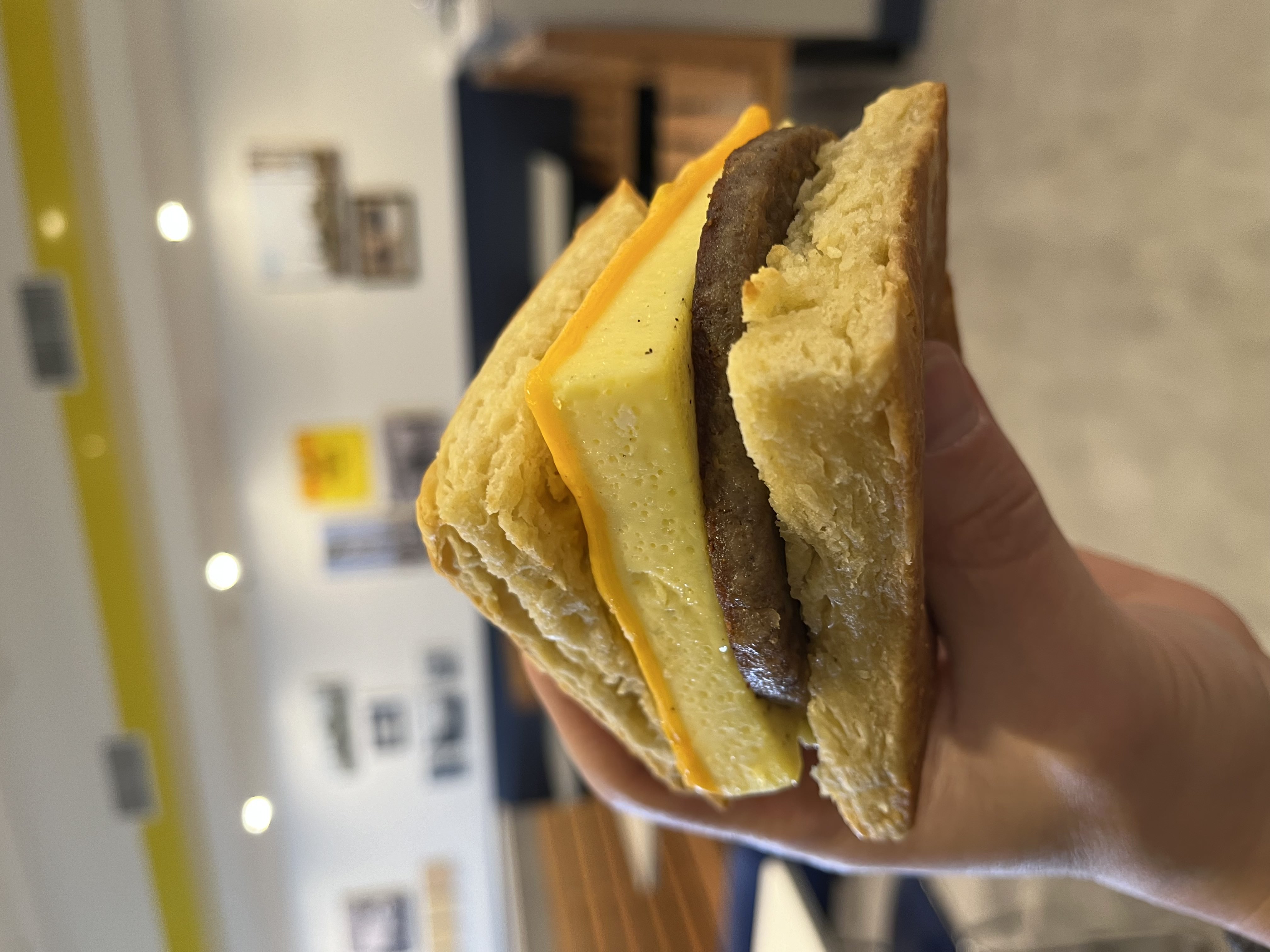 Sausage, Egg, & Cheese Biscuit