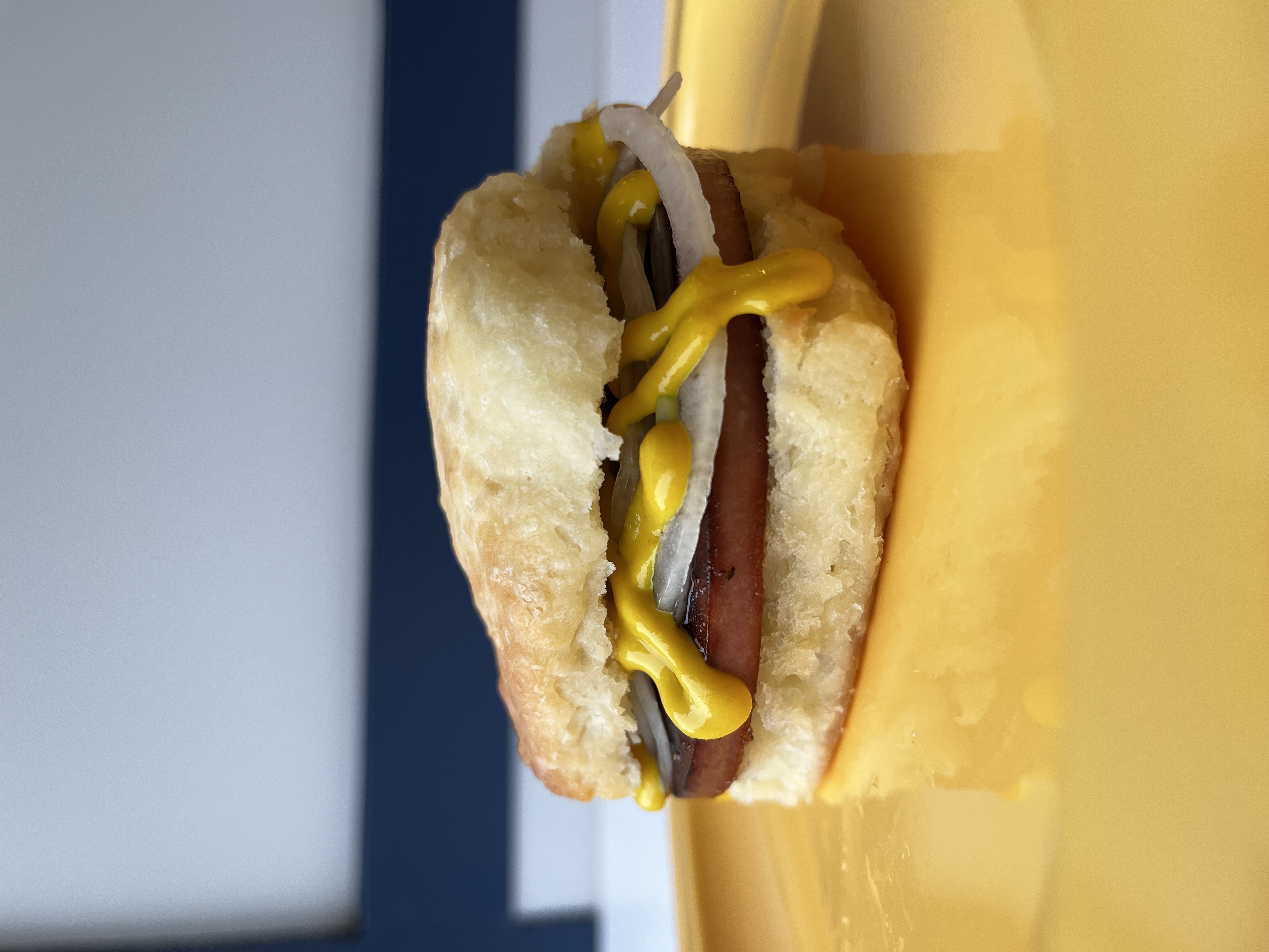 Fried Bologna Biscuit